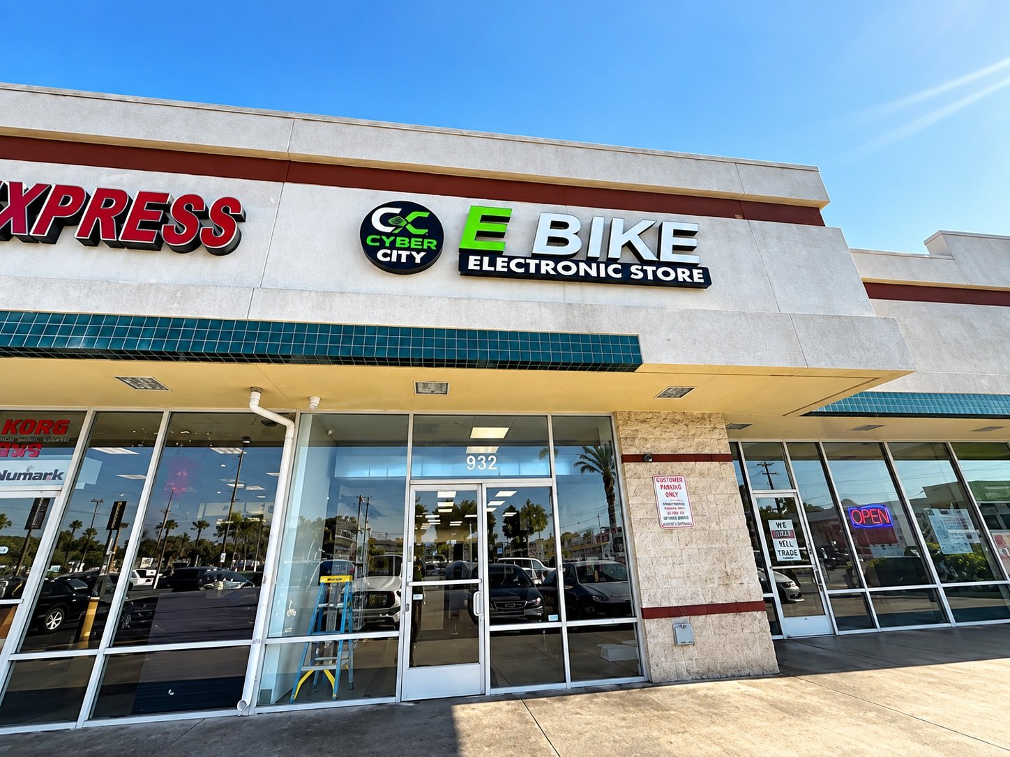 Cyber City storefront in Fullerton California