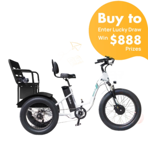 Caddy Pro Urban Cruiser - Adventure Awaits with Family-Friendly Electric Trike