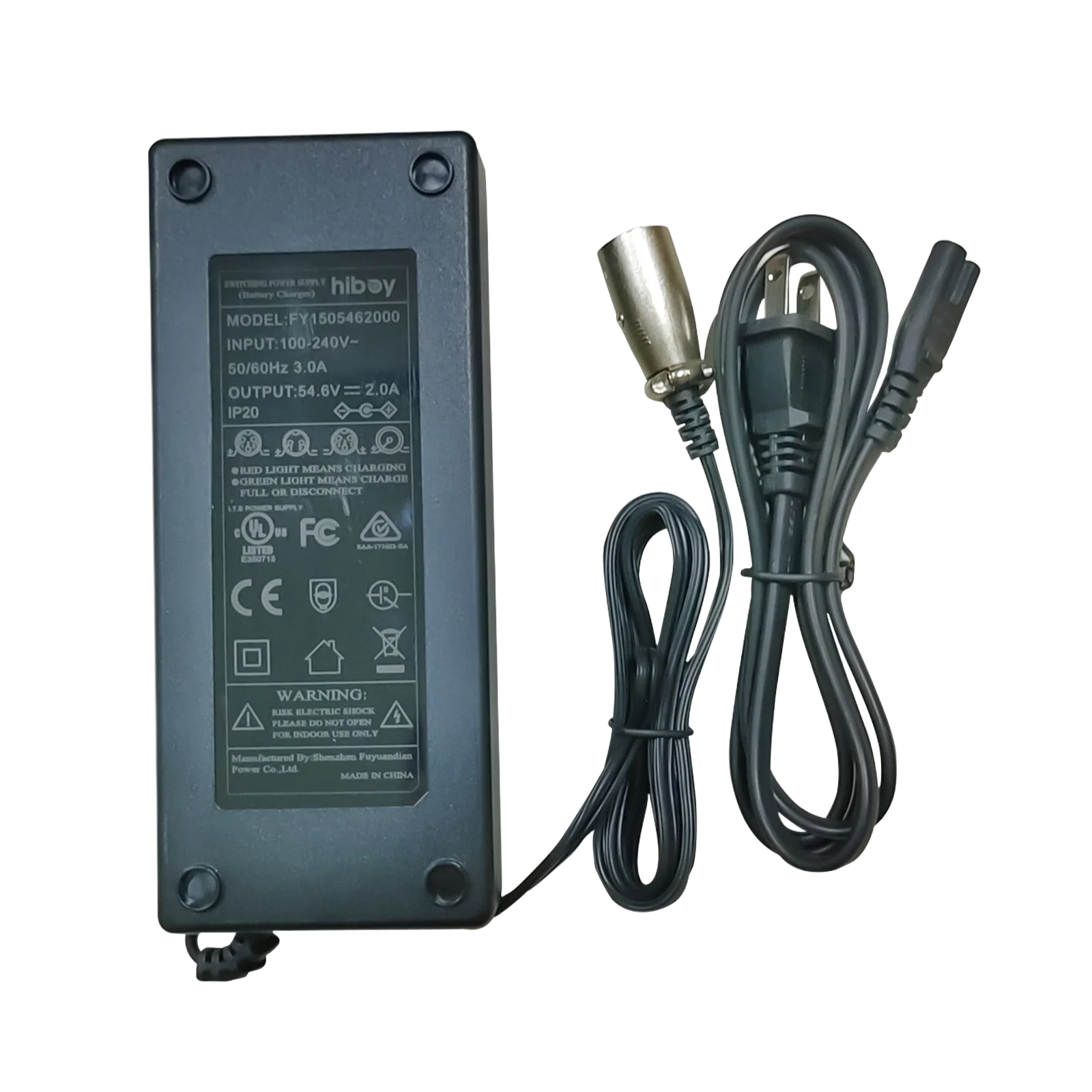 Hiboy EX6/EX6F/P7 Electric Bike Charger